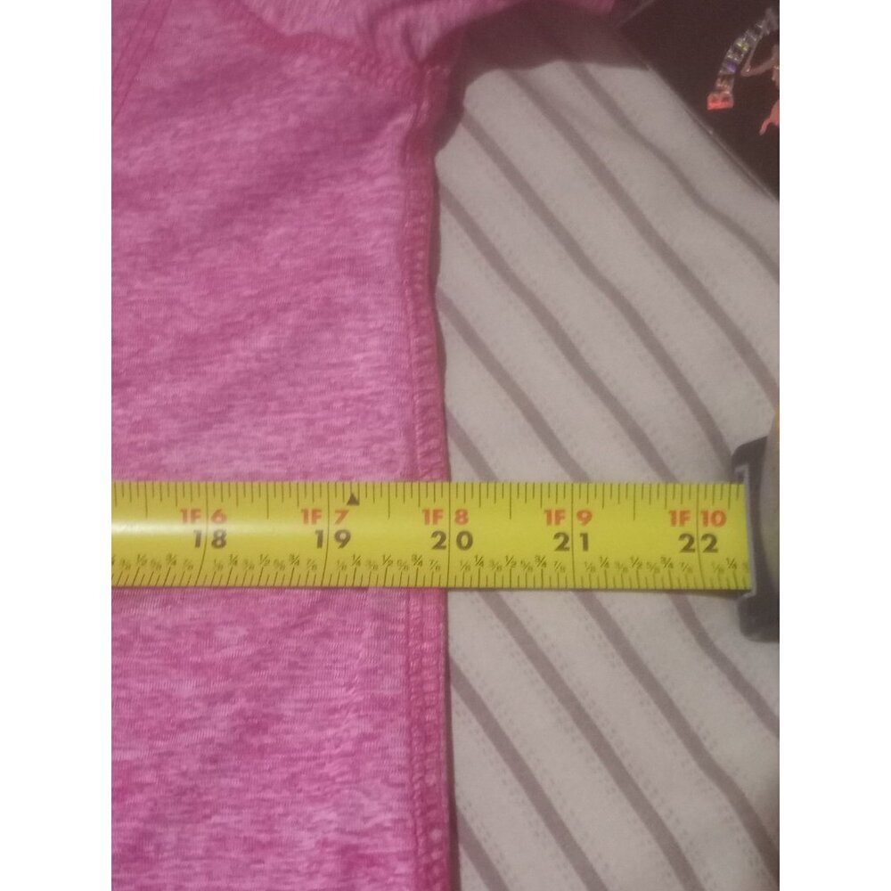 New BEVERLY HILLS Polo Club Women’s Short Sleeve T-Shirt XL Pink V-Neck NWT - Picture 9 of 10